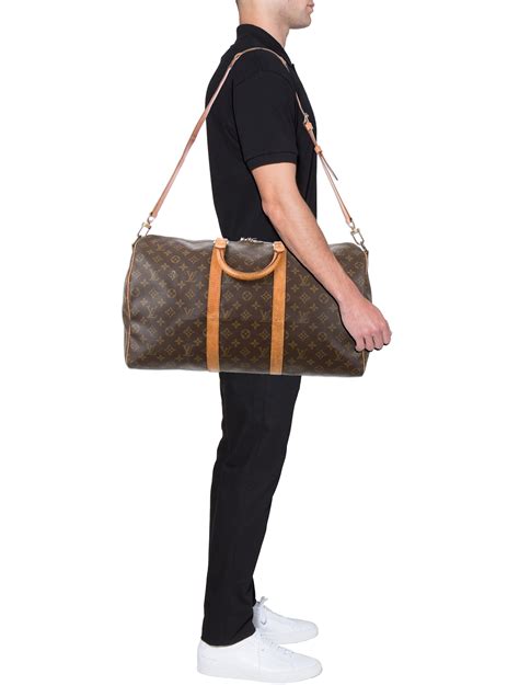 louis vuitton monogram keepall 50 bandouliere|louis vuitton keepall 50 size.